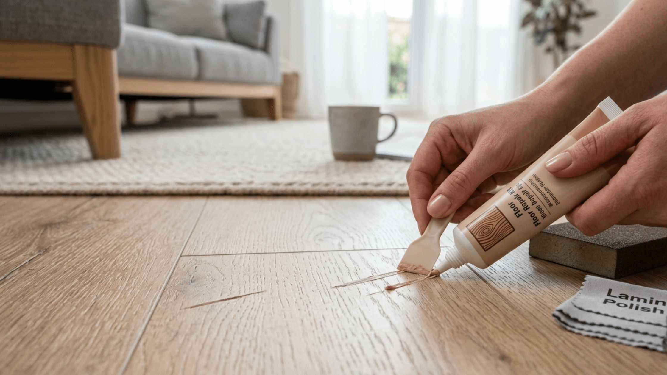 Wie kann man Laminat reparieren?