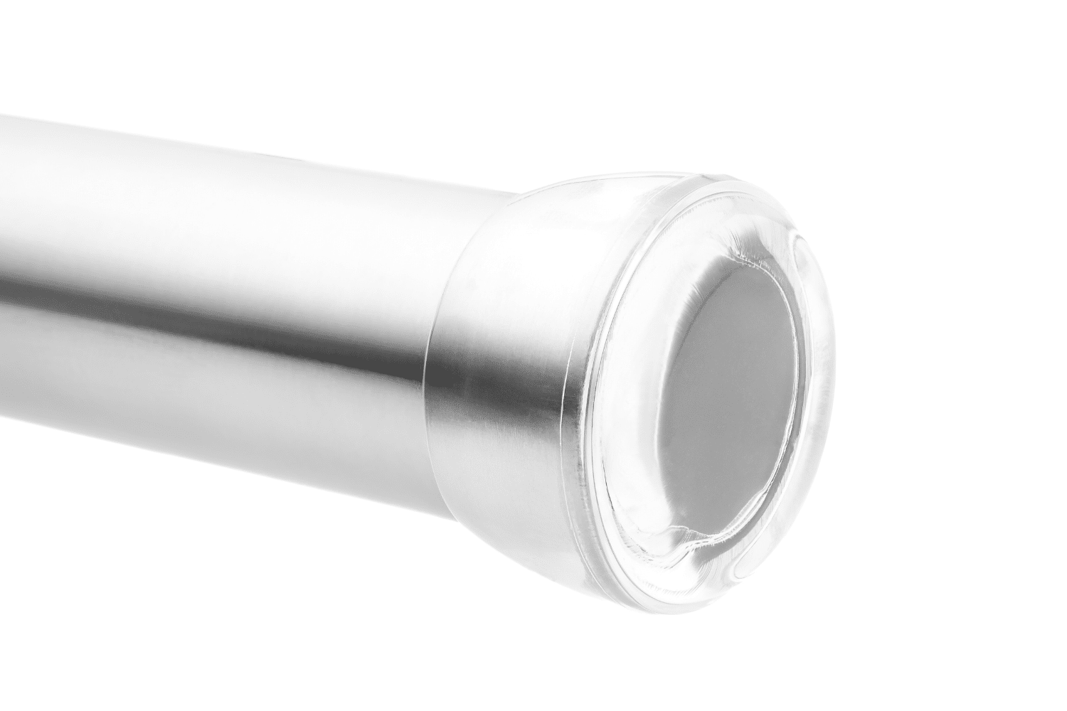 Aufsteckappe PVC transparent mit stuhlbein - Stuhlgleitershop.de
