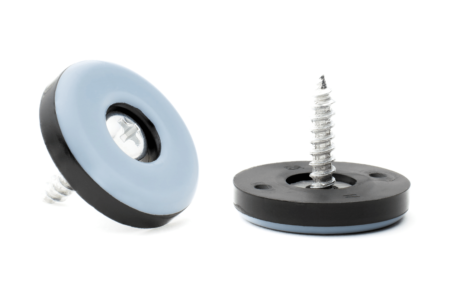 Nagelgleiter rund mit Teflon und Schraube (extra stark) - Stuhlgleitershop.de