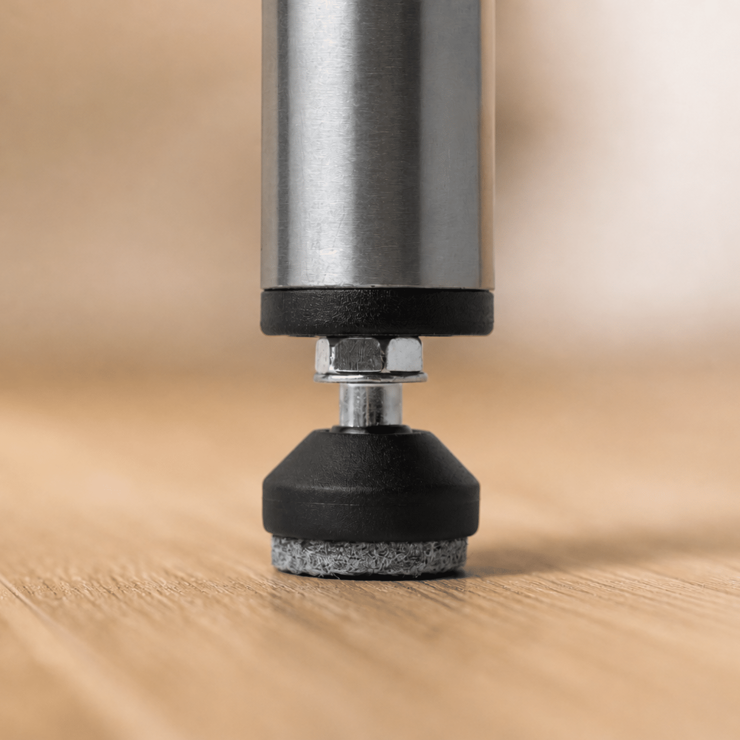 Stuhlbeinerhöhung mit Filz - 3 cm - Rundes Bein