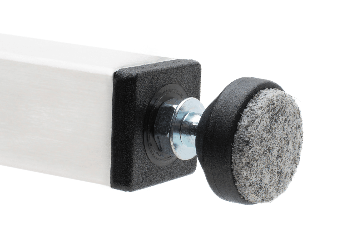 Stuhlbeinerhöhung mit Filz - 3 cm - Vierkantbein - Mit stuhlbein