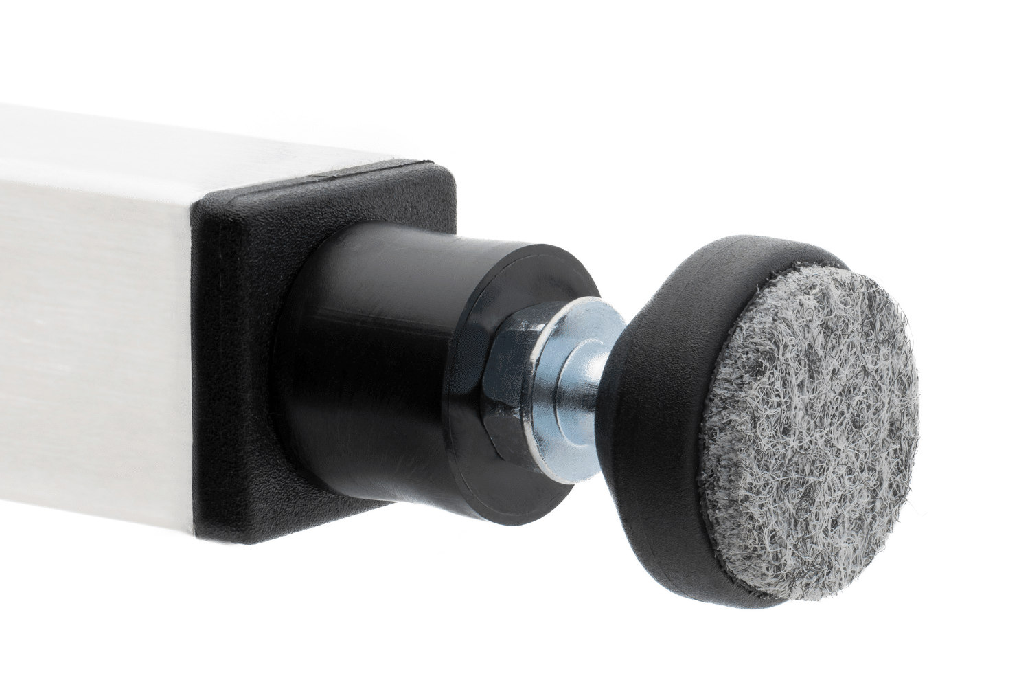 Stuhlbeinerhöhung mit Filz - 4,5cm - Vierkantbein - Mit stuhlbein