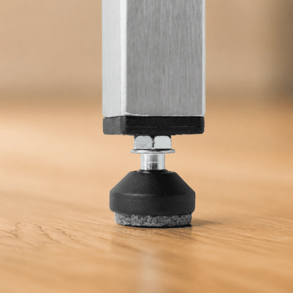 Stuhlbeinerhöhung mit Filz - 3 cm - Vierkantbein