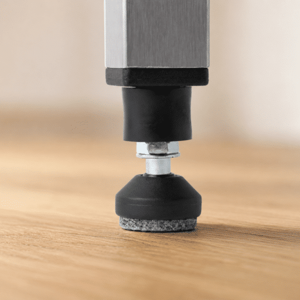 Stuhlbeinerhöhung mit Filz - 4,5cm - Vierkantbein