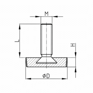 Dop met schroefdraad